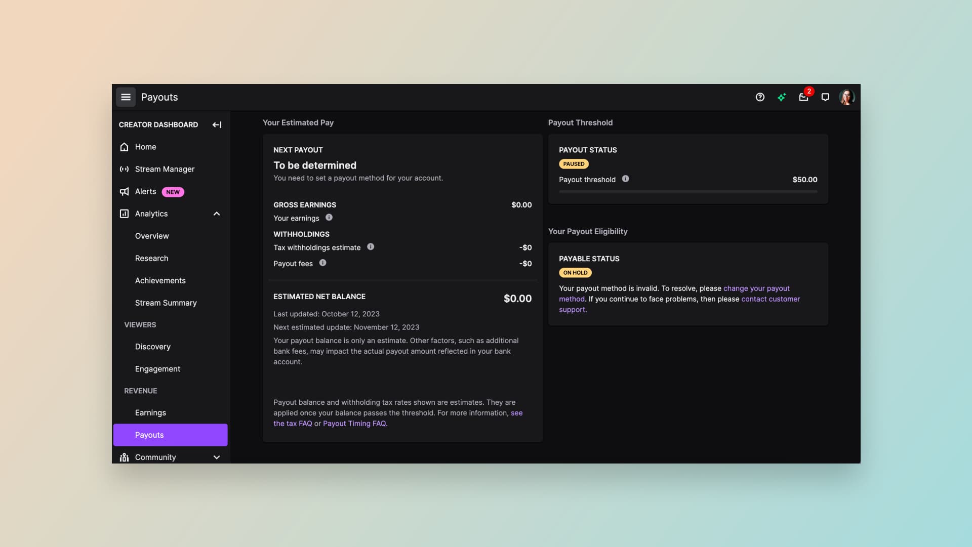 Twitch creator payouts — tax and fee transparency — image 1