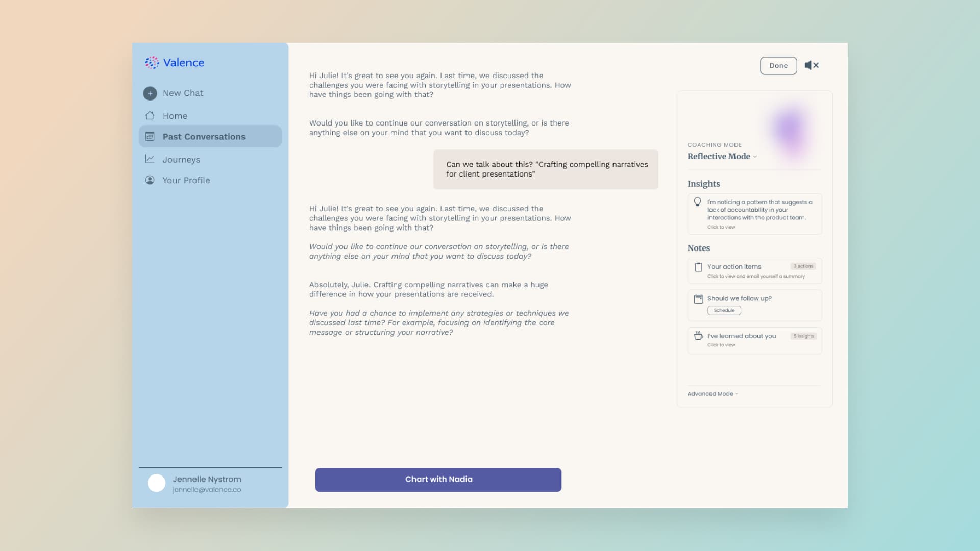 Valence — product screens — image 1